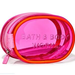 Bath & Body Works Vibrant Pink and Orange Pouch